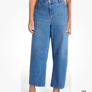 Sofia Vergara  Barrel Jeans Size 16 Mid Rise Ankle New!